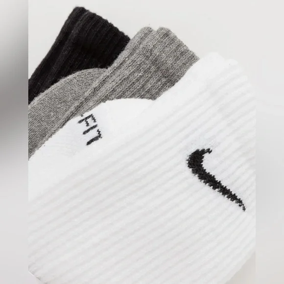 Nike Dri-fit Everyday plus cotton cushioned crew socks 3 Pack SX6888-964 - Picture 4 of 9